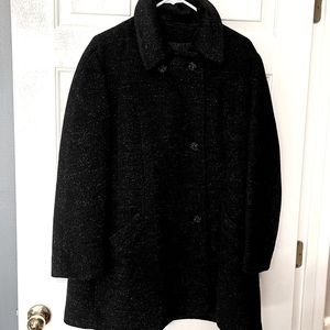 French River Mills by Rencroft Vintage Mens Wool Blend Winter Dress Coat Size XL